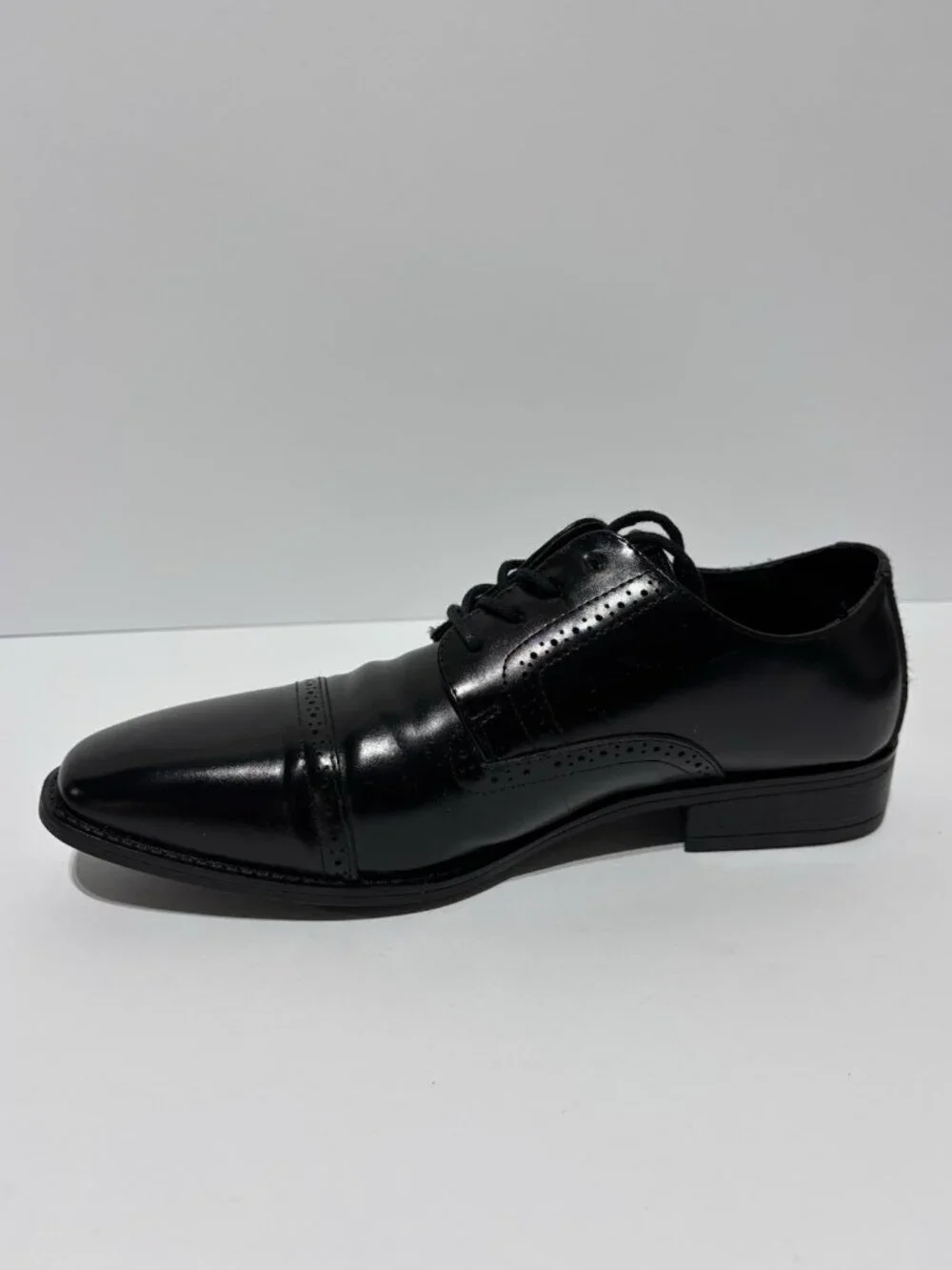 Stacy Adams Men’s Abbot Cap Toe Oxford Black, Size 8.5 W